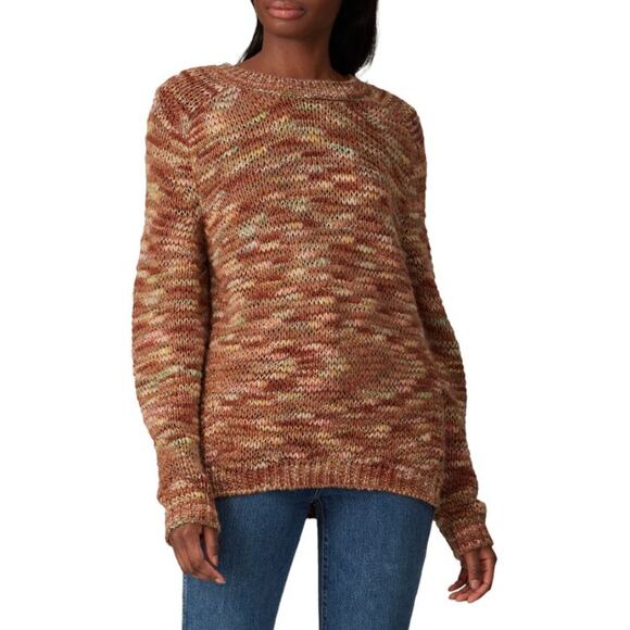 Vanessa Bruno Pullover Wool Blend Raglan Crewneck Sweater Multicolor Womens S - Picture 1 of 8
